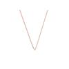 Tirr Lirr Love Tulip Silver Pink Chain Necklace TCSSVP01024M