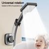 Relocatable Showerhead Bracket Adjustable Sprayer Fixed Base  Bathroom Accessories