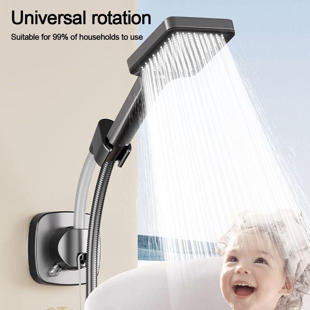 Relocatable Showerhead Bracket Adjustable Sprayer Fixed Base  Bathroom Accessories