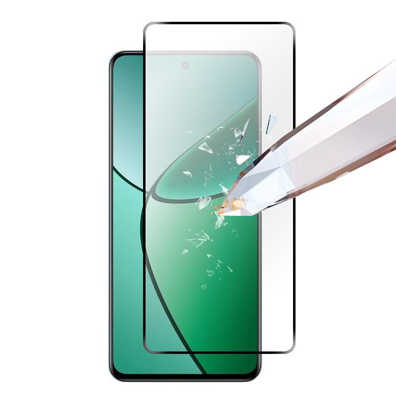 RURIHAI 10 шт. Для Realme 12 4G/12+ 5G Высокоалюминиево-кремниевая стеклянная пленка 0,26 мм Вторично закаленное защитное стекло для экрана