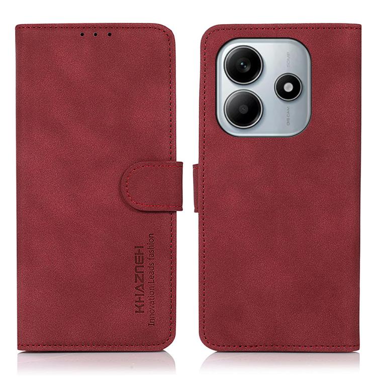 KHAZNEH Matte Texture Leather Phone Case