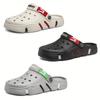 Men's Casual Comfortable Clogs, Breathable Wear-resistant Clogs For Indoor Outdoor Beach Garden, Summer