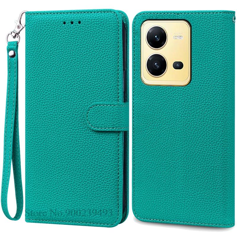 Для Vivo X80 Lite чехол Роскошный кожаный кошелек флип чехол для Vivo X80 Lite 5G чехол Силиконовый чехол для Vivo X80 Lite Fundas Shell