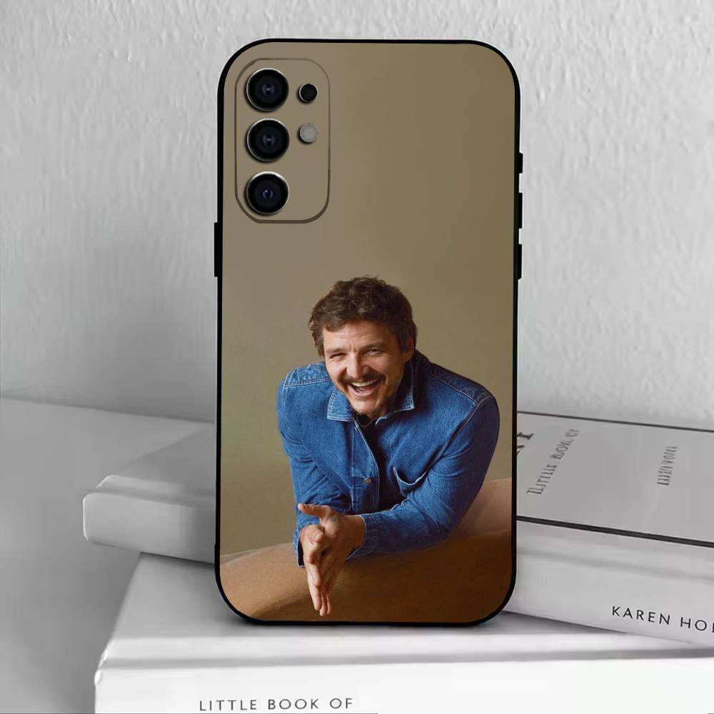 Чехол для телефона P-Педро Паскаль Черный Силикон Мягкий Для Samsung S25,S24,S21,S22,S23,S30,Ultra,S20,Plus,Fe,Lite
