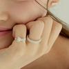 murmur [925silver]Twinkle pave cubic ring