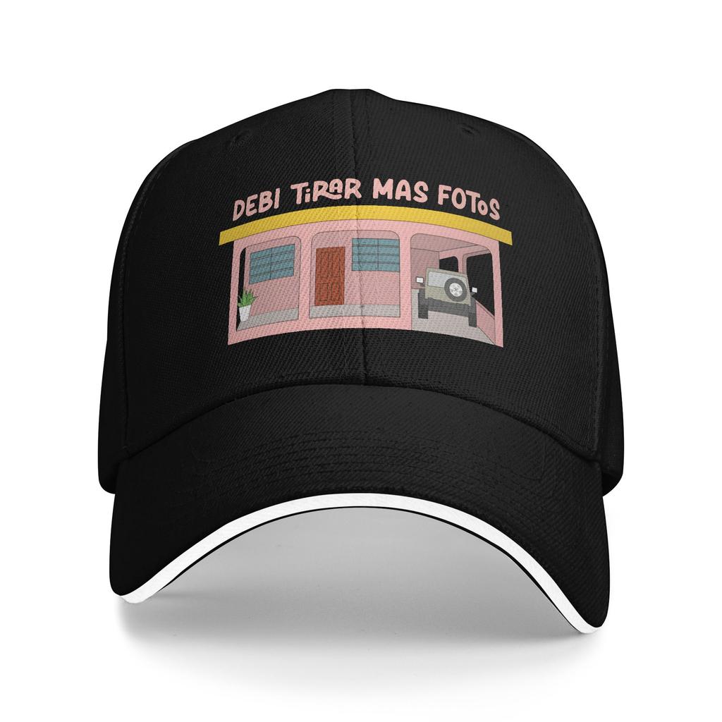 Bad Bunnys Casual Baseball Cap Debi Tirar Mas Fotos  Outdoor Sport Trucker Hat Spring Sun Visor Women Unisex Classic Baseball Caps