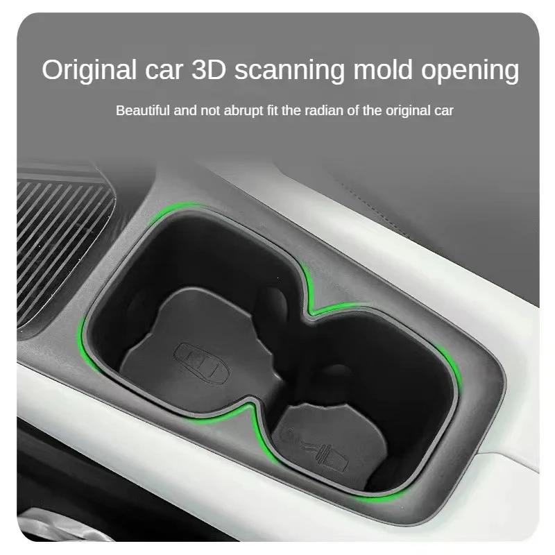 1 шт. Автомобильный органайзер для BYD Seagull 2025, Подстаканник, Органайзер для заднего экрана, Коврик для беспроводной зарядки, Задний подлокотник