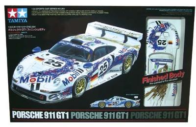 Tamiya Спортивная машина серии Porsche 911 GT1 Отделка кузова 1/24