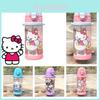 Креативная детская бутылка для воды Sanrio 450 мл с трубочкой, стили Hello Kitty, Cinnamoroll, Kuromi и Melody