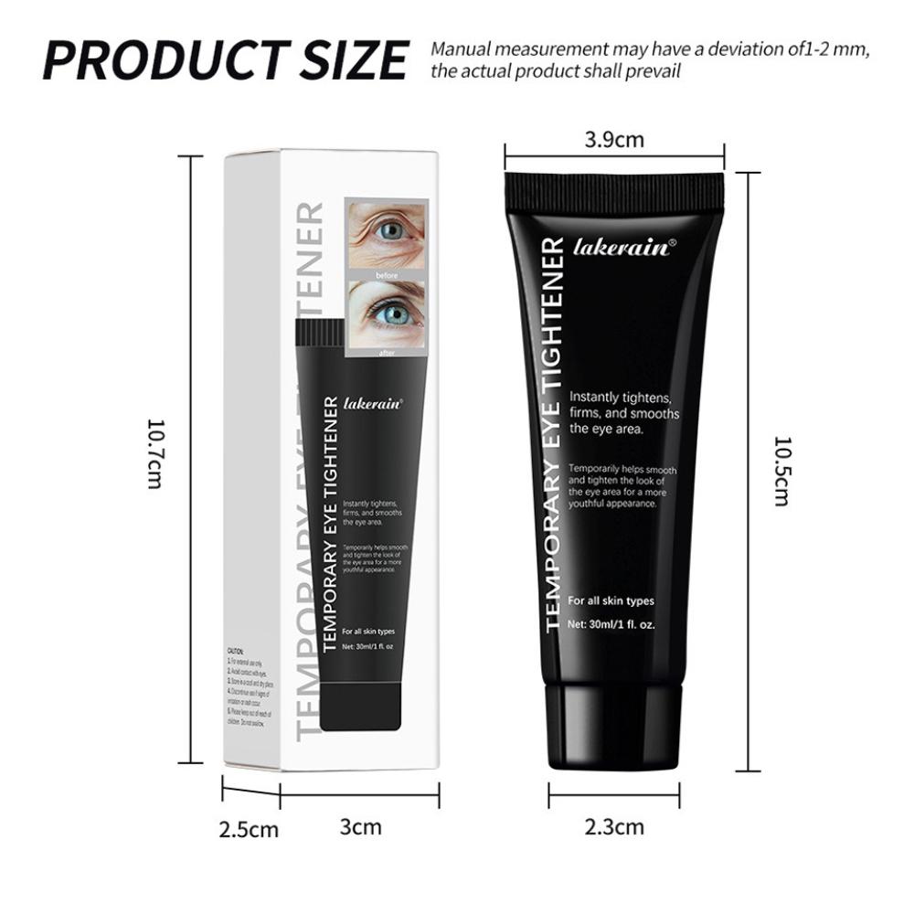 Lakerain Temporary Eye Tightener - Fast-Acting Firming & Smoothing Eye Treatment for All Skin Types