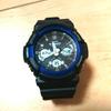 Б/у Отличное состояние [Радио-солнечные часы CASIO G-SHOCK GAW-100B Сине-черные]
