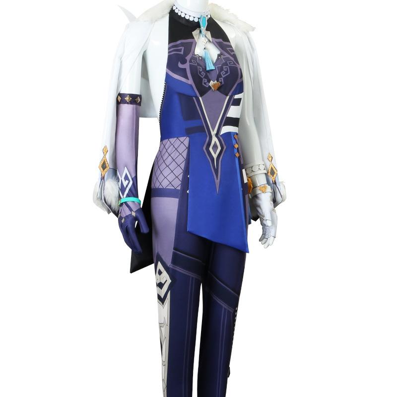 Игра Yelan костюмы для косплея сексуальная женская униформа Hydro Liyue парик аниме костюмы на Хэллоуин для женщин праздничная одежда