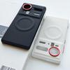 Для ZTE Nubia Z80 Z70 Z70S Ultra Кожаный чехол с ромбовидным узором Магнитное крепление Контрастные кнопки Рамка для камеры Защита от отпечатков пальцев