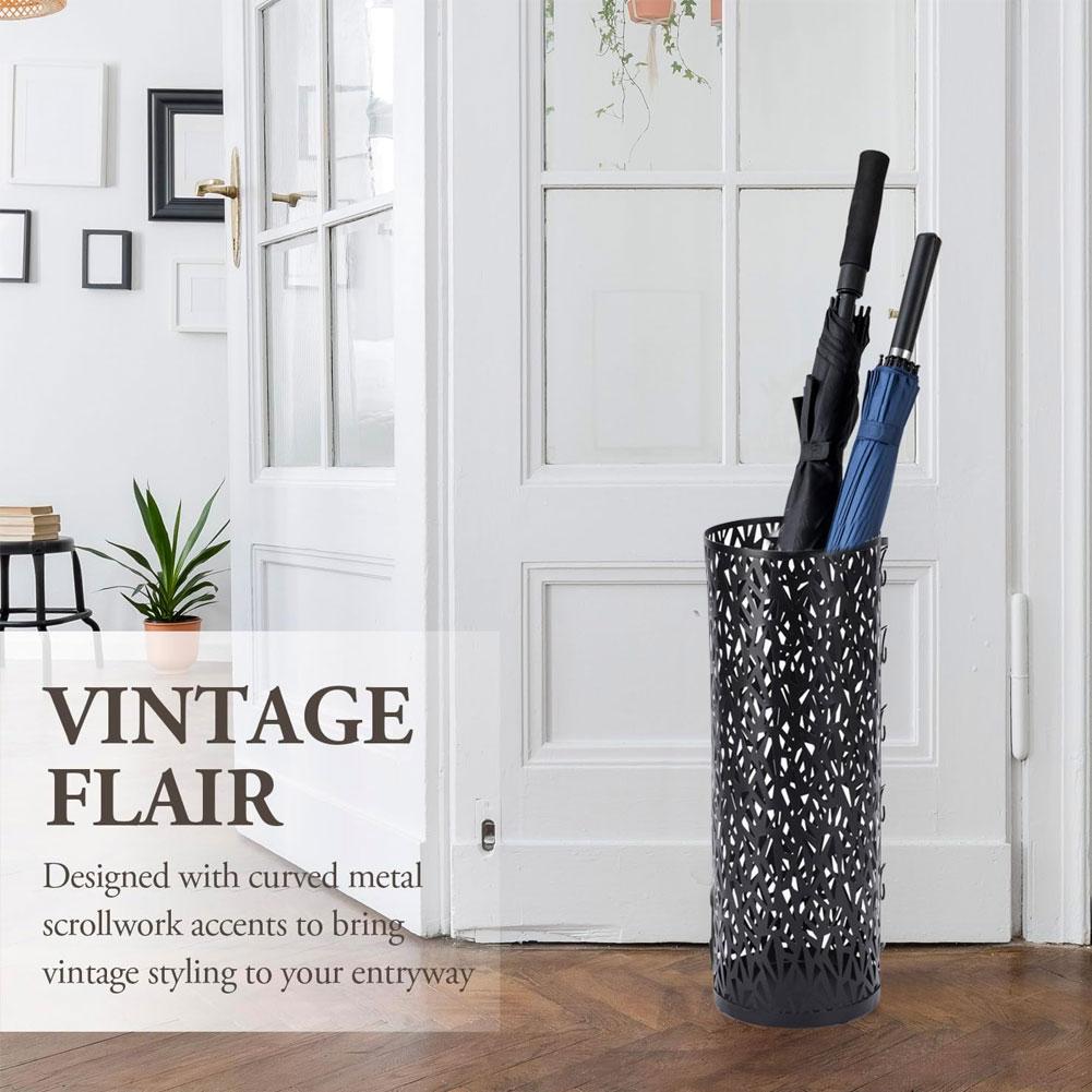 Стильный металлический держатель для зонта с экономящим пространство дизайном для домашнего порошка идеального качества или офисного V8N9