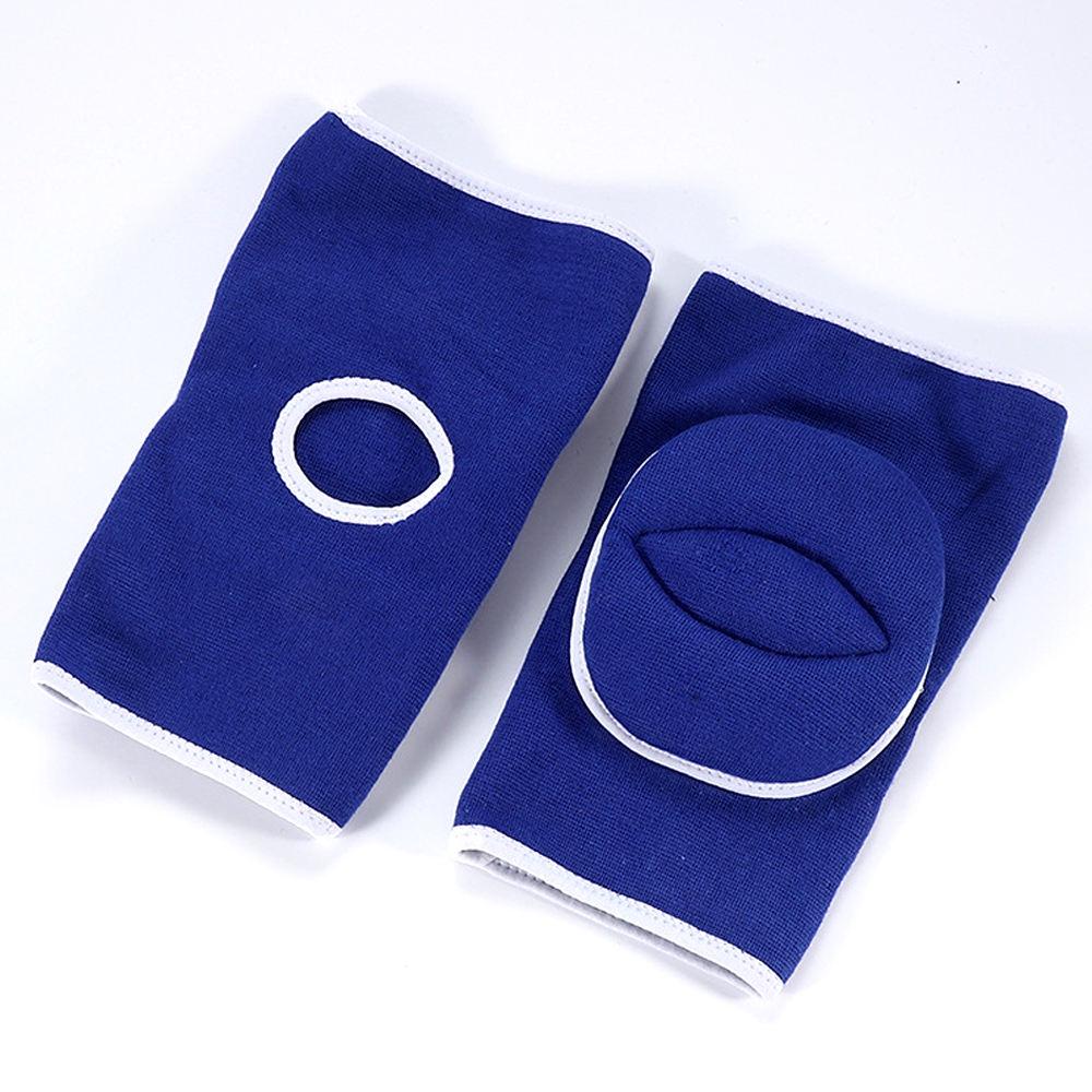 1 пара спортивных компрессионных наколенников, защита колена для танцев, утолщенная губка, поддержка колена для волейбола, йоги, балета