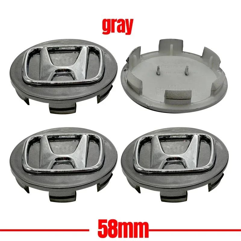 TR3-4pcs/set Car Styling Wheel Center Cap Hub Covers Badge Accessories For Honda Civic Fit Jazz Accord Pilot CRV Passport City XRV