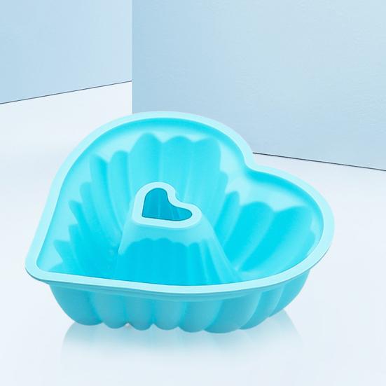 1Pc/2Pcs Heart Cake Pan 8 Inch Silicone Nonstick Heart Cake Molds Cheesecake Chocolate Cake Baking Tray for Making Wedding Valentine's Day Cakes