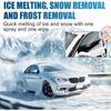 Car Windshields Fast Ice and Snow Melting Spray DeIcer Spray for Car 300ml Snow Deicer for Front Windshields Exhaust Pipes
