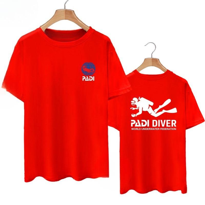 CMAS World Underwater Association PADI Diving Instructor Association Tshirt Unisexs Clothing and Womens 2026 Summer New T Shirt