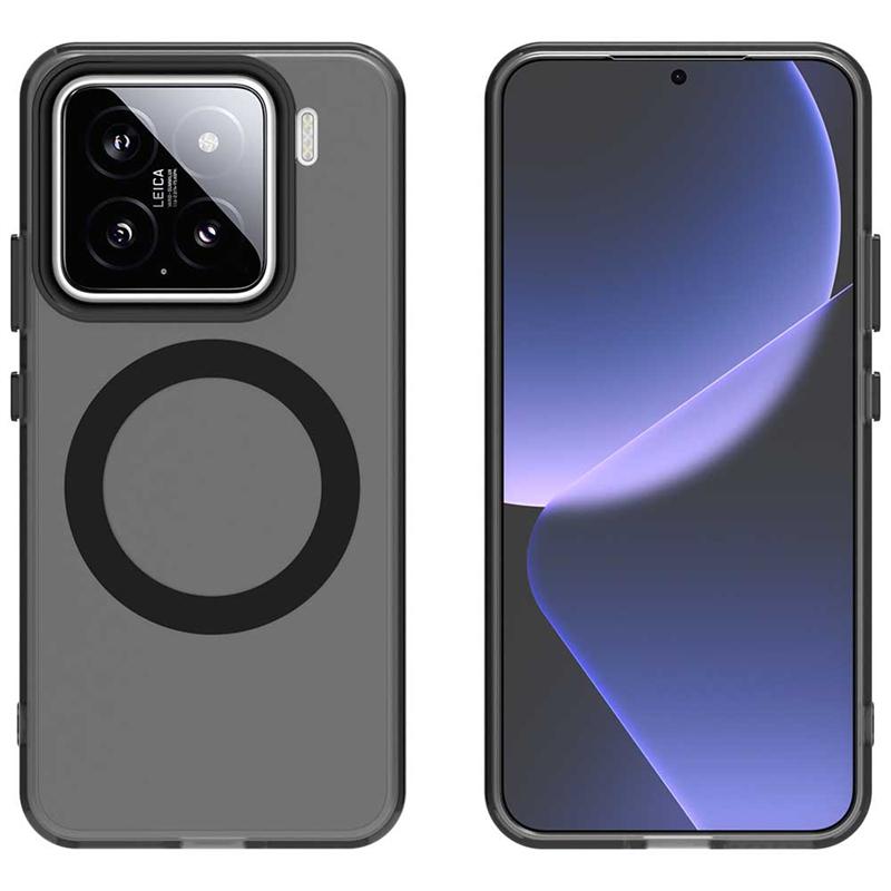 Для Xiaomi 15 Чехол Чехол Xiaomi Mi 15 Capas Phone Bumper Armor Back Прозрачный Магнитный Матовый Прозрачный Fundas Xiaomi 15 Xiaomi15