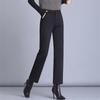 Woman Winter Korean Fashion Comfortable Casual Straight Leg High Waist Stretch Trousers Elegant Harajuku Office Ladies Pants