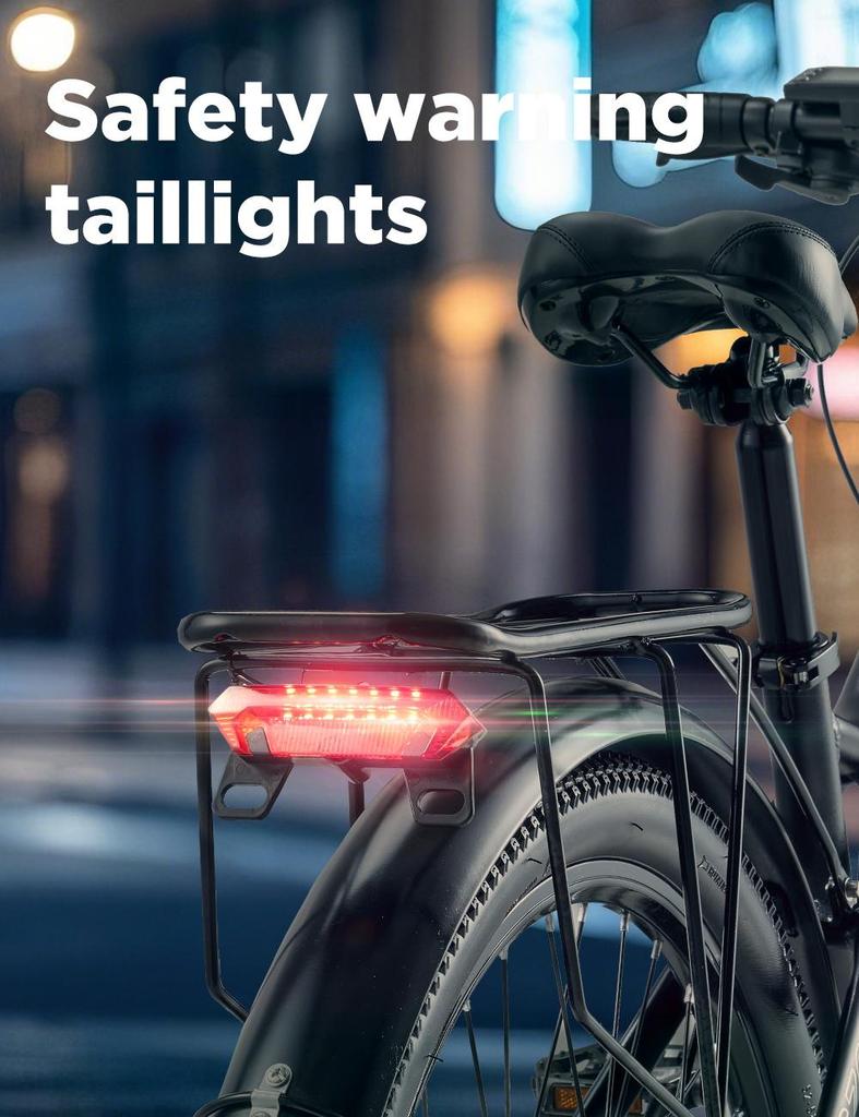 Электровелосипед RANDRIDE YG70 27,5" 1000 Вт Пиковая мощность двигателя 48 В 14 Ач Аккумулятор Максимальная скорость 45 км/ч Максимальный запас хода 50 км