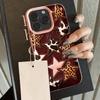 ГОРЯЧИЙ Роскошный Ins Цветной Звезда Леопард Личи Кожаный Чехол Для Телефона Для iPhone 17 16 15 14 13 12 11 Air Pro Max Plus X XR XSMax
