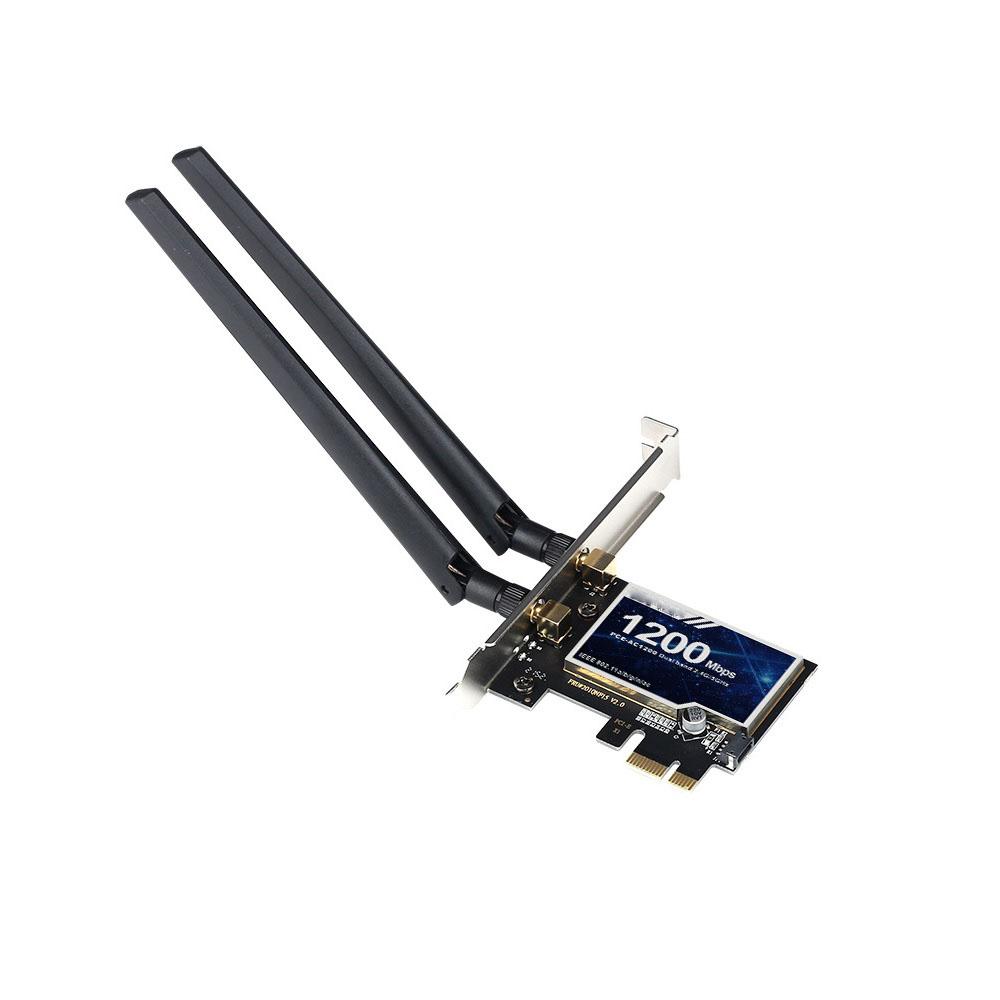 1200Mbps PCI-E WiFi Card for 5G/2.4G Network Adapter Wireless WiFi Card Bluetooth 4.0