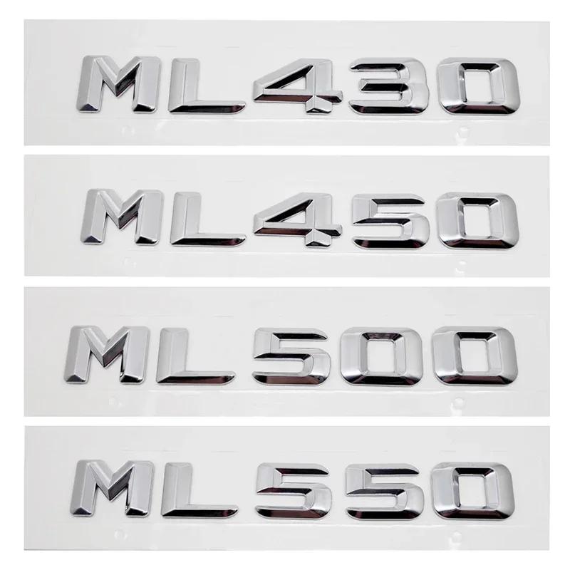 Car Rear Trunk Stickers for Mercedes Benz ML450 ML500 ML550 Body Badge Emblem Decal Exterior Accessories VN9