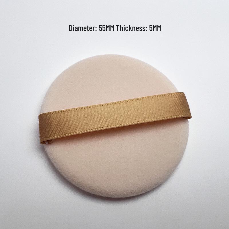 Big Brand Camel Plush Ultra-Thin Rectangular Powder Compact with Cushion Flocked Puff