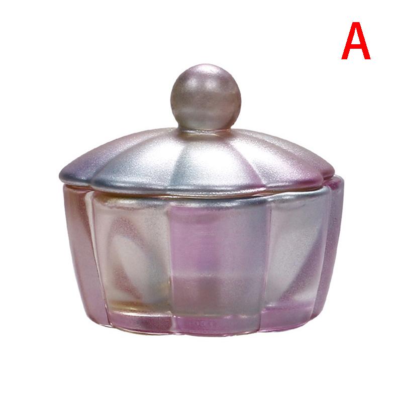 Стакан для мытья кистей для нейл-арта Стеклянный стакан с крышкой Чаша Оборудование для маникюра