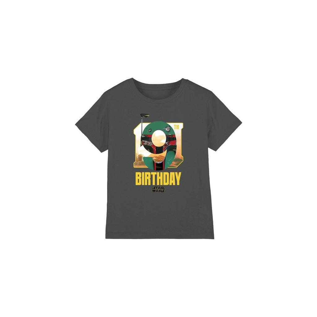 Star Wars Childrens/Kids Boba Fett Space 9th Birthday T-Shirt