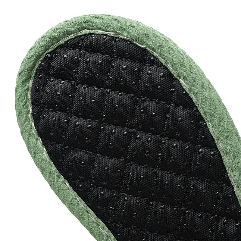 Модная домашняя обувь Тапочки женские хлопчатобумажные домашние тапочки