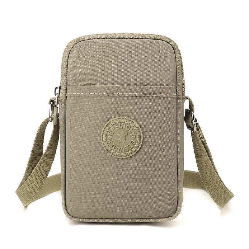 Женская Сумка через плечо Нейлоновая Для поездок на работу Кошелек для мелочи Много отделений Сумка для мобильного телефона