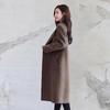 Woolen Coat Women's Medium and Long Models, New Slim-fitting To Cover the Stomach, Old Mother's Casual Temperament, Woolen Coat