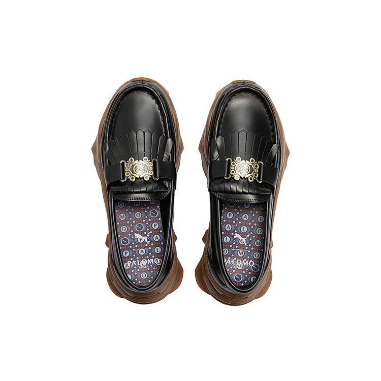 Puma Palomo X Nitefox Лофер Кожаные Повседневные Спортивные Туфли Унисекс Лоферы Черные 388441-01
