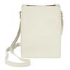 Мини-сумка через плечо из натуральной кожи Simple [Mura] женская (Экрю бежевый)