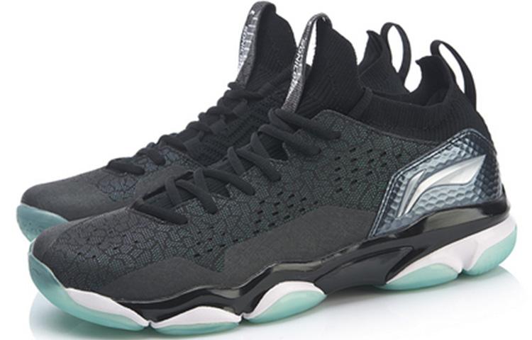 Li Ning Sonic Boom 2.0 Cushioning Slip Resistant Abrasion Resistant Low top Badminton Shoes Men's Black AYZP001-4