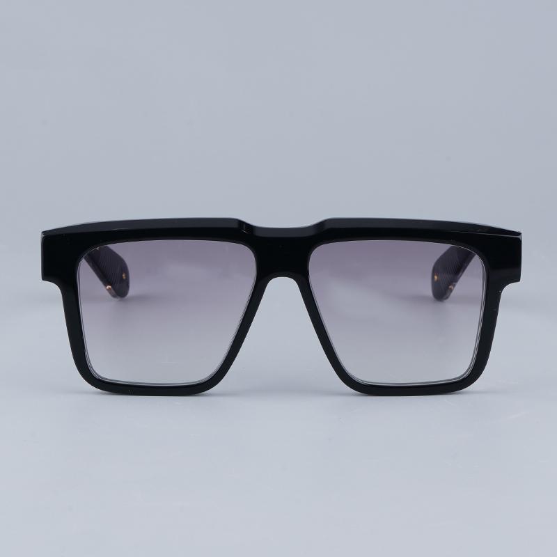 Большие квадратные дизайнерские японские солнцезащитные очки, классические уличные мужские очки из ацетата Uv400 с футляром