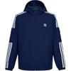 adidas Оригинальная мужская и женская куртка с капюшоном Originals Stag Track, повседневная спортивная, в полоску, на молнии, с длинным рукавом, унисекс, KV8850