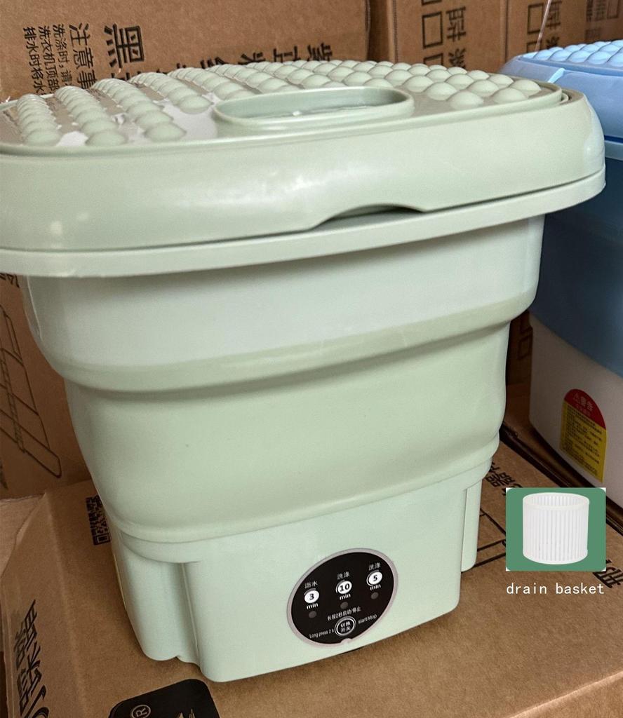 Portable Folding Washing Machine Small Sock Washing Machine Special Mini Washing Machine for Lazy People