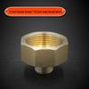 Copper Reducing Threaded Coupling Adapter for Male/Female: 1/2", 3/8", 1/4", 1/8" Connector