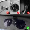 For Alfa Romeo Sunglasses Clip Auto Sun Visor Car Glasses Case Card Ticket Pen Holder For Alfa Romeo 159 Giulietta Stelvio 4C MI