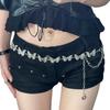 Metal Waist Chain Accessories Dress Spice Girl Xiaoxiangfeng Simple Butterfly Thin Belt Summer