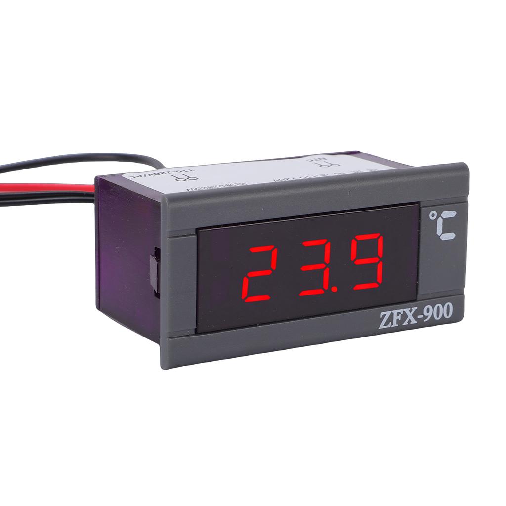 Digital Temperature Meter, LED Temperature Display with -50.110 celsius Range for Refrigerator, and Display Case