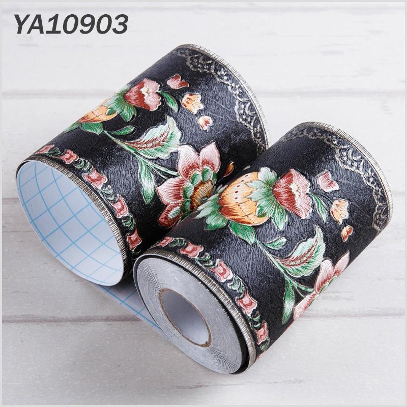 5 метров ПВХ самоклеящийся бордюр узор наклейка настенный плинтус талия декор водонепроницаемый кухня ванная плитка настенные наклейки