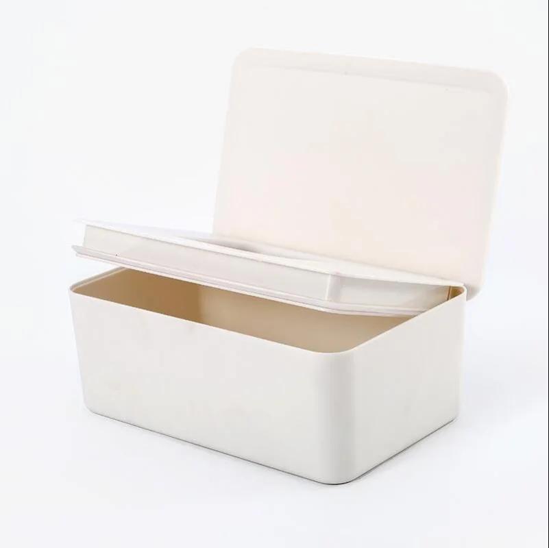 Чехол-держатель для диспенсера влажных салфеток с крышкой, черный пылезащитный ящик для хранения салфеток для домашнего офиса, достаточно тяжелый и устойчивый