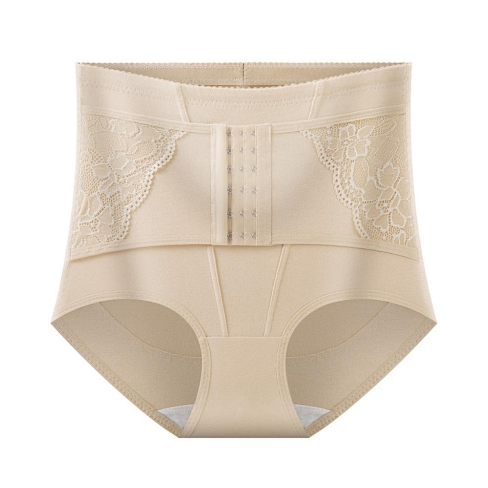 Lace Flower Postpartum Body Shapers Shapewear Slimming Buckle Shapers Butt Lifter Briefs  Female