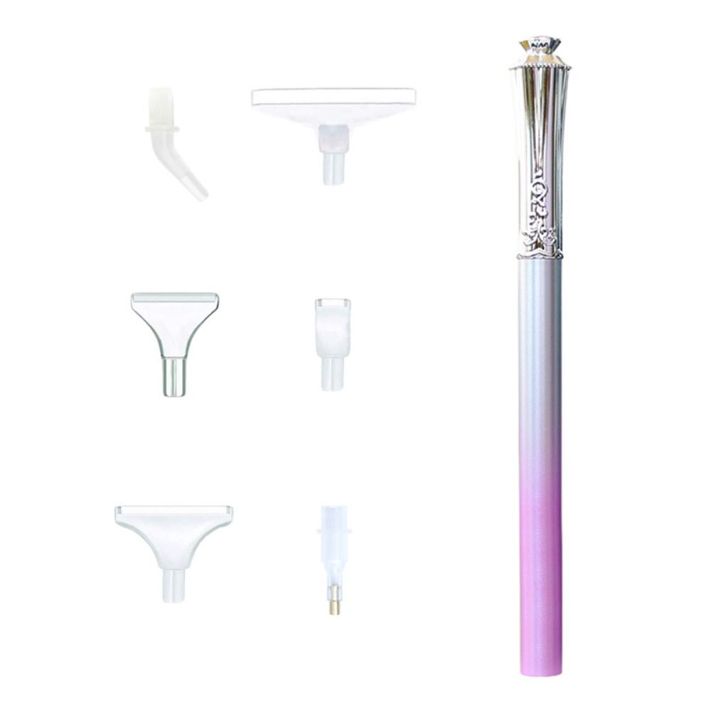 Аксессуары для вышивки крестом Ручка для алмазной живописи Набор Пластиковые художественные ручки Ручки для алмазной выкладки Блестящие алмазные наконечники DIY Поделки Вышивка