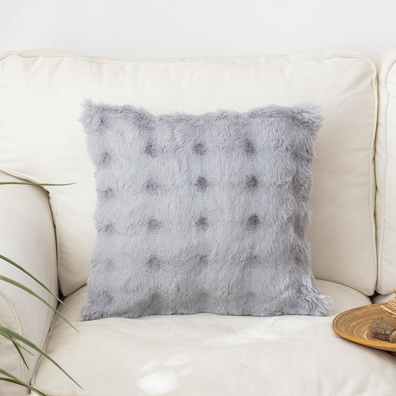 Твердый квадратный чехол для подушки, чехол для подушки 43x43 см, флокированная подушка для дивана, наволочка для сиденья, автомобильного кресла, домашний текстиль, декоративный